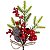GALHO BERRY DECORATIVO COM PLANTA FRUTAS E PINHA - 29CM - Imagem 3