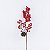 GALHO BERRY NATALINO DECORATIVO VERMELHO COM PINHA  - 48CM - Imagem 3