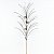 GALHO DECORATIVO NATALINO COM BOLINHAS - 73CM - Imagem 1
