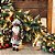 PAPAI NOEL DECORATIVO COZINHEIRO COM BISCOITO 45CM - Imagem 2