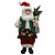 PAPAI NOEL EM PE COM DECORAÇAO NATALINA - 45CM - Imagem 1