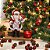 PAPAI NOEL COM GUITARRA EM FORMATO DE BONECO DE NEVE 26CM - Imagem 2