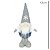 PAPAI NOEL DECORATIVO ESCANDINAVO CINZA - 43CM - Imagem 3