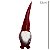 PAPAI NOEL DECORATIVO ESCANDINAVO COM CHAPEU VERMELHO 53CM - Imagem 3