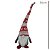 PAPAI NOEL DECORATIVO ESCANDINAVO CINZA E VERMELHO - 45CM - Imagem 3