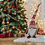 PAPAI NOEL DECORATIVO ESCANDINAVO CINZA E VERMELHO - 45CM - Imagem 2