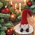 PAPAI NOEL DECORATIVO ESCANDINAVO COM LISTRADO - 38CM - Imagem 2