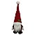 PAPAI NOEL DECORATIVO ESCANDINAVO COM CHAPEU VERMELHO - 51CM - Imagem 1
