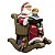 ESCULTURA PAPAI NOEL DECORATIVO SENTADO EM RESINA - 20CM - Imagem 1