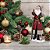 ESCULTURA PAPAI NOEL DECORATIVO EM RESINA COM ANIMAIS 31CM - Imagem 2