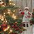 ESCULTURA PAPAI NOEL COZINHEIRO COM AVENTAL EM RESINA 34CM - Imagem 2