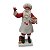 ESCULTURA PAPAI NOEL COZINHEIRO COM AVENTAL EM RESINA 34CM - Imagem 1