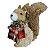 ESQUILO NATALINO DECORATIVO COM CACHECOL - 33CM - Imagem 1