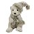 URSO NATALINO SENTADO COM CHAPEU E CACHECOL CREME  - 26CM - Imagem 1