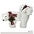 URSO DECORATIVO COM FILHOTE BRANCO COM CACHECOL VRM - 40CM - Imagem 3