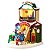 VILA NATAL PAPAI NOEL COLOR COM LED E MOVIMENTOS 23CM - Imagem 1