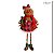 BONECA GINGER SENTADA COM CACHECOL VERMELHO - 35CM - Imagem 3
