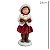 MENINA DECORATIVA EM PE VERMELHA E BRANCA - 18CM - Imagem 3