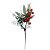GALHO NATALINO DECORATIVO COM SINO BRANCO 28CM - Imagem 1