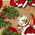 PRATO DE SOBREMESA PAPAI NOEL EM CERÂMICA - 19CM - Imagem 2