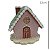 ENFEITE CASINHA DE BISCOITO DECOR NATALINA COM GLACE 12CM - Imagem 3