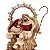 SAGRADA FAMILIA EM TECIDO CRU DOUR VINHO - 52CM - Imagem 2