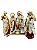 PRESEPIO NATALINO LUXO 6PCS EM TECIDO E RESINA 57CM - Imagem 1