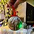 KIT 3 BOLAS NATALINAS DECORATIVAS COM FLORES E LED 10CM - Imagem 5