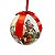 KIT 3 BOLAS DECORATIVAS PAPAI NOEL COM PRESENTES E LED 10CM - Imagem 4