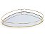 BANDEJA EM METAL COM ESPELHO MART ORGANICA 38cm - Imagem 1
