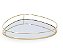 BANDEJA EM METAL COM ESPELHO MART ORGANICA 33cm - Imagem 1