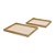 BANDEJA EM MDF COM REVESTIMENTO EM PU MART 46cm - Imagem 2
