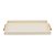 BANDEJA EM MDF COM REVESTIMENTO EM PU OFF WHITE MART 51,5cm - Imagem 1