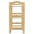 SAPATEIRA DE BAMBU DE 3 NIVEIS STILO MEK 67CM - Imagem 2