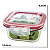 POTE HERMETICO VIDRO QUADRADO 520ml MEK - Imagem 3