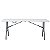 MESA DOBRAVEL ADAPTUS BRANCA 74CM X 1,80M MEK - Imagem 1