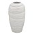 VASO DECORATIVO EM CERAMICA NA COR OFF WHITE 22CM - Imagem 1
