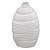 VASO DECORATIVO EM CERAMICA NA COR OFF WHITE  25CM - Imagem 1