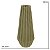 VASO GEOMETRICO DECORATIVO EM PORCELANA NA COR VERDE 33CM - Imagem 3