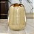 VASO DECORATIVO EM ALUMINIO NA COR DOURADO 24CM - Imagem 2