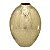 VASO DECORATIVO EM ALUMINIO COM TEXTURA DOURADO 24,5CM - Imagem 1