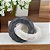 ESCULTURA ELO DECOR EM MARMORE BRANCO E CREME E DOURADO - Imagem 2