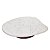 BANDEJA ORGANICA DECOR MADEIRA E MARMORE BRANCA MARROM 34CM - Imagem 1