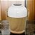 VASO COM ALÇAS DECOR CERAMICA AMADEIRADO BRANCO MARROM 24CM - Imagem 2