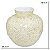 VASO BOJUDO DECORATIVO MADREPEROLA  TRABALHADO A MAO 29CM - Imagem 3