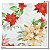GUARDANAPO DE PAPEL NATALINO FLOR POINSETIA COLORIDA - Imagem 3