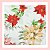GUARDANAPO DE PAPEL NATALINO FLOR POINSETIA COLORIDA - Imagem 2