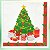 GUARDANAPO DE PAPEL ARVORE DE NATAL COM PRESENTES 20 FOLHAS - Imagem 2