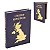 CAIXA LIVRO UNITED KINGDOM EM MDF DOURADO E ROXO 36CM - Imagem 1