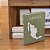 CAIXA LIVRO MEXICO DECORATIVA EM MDF PRATA E VERDE 36CM - Imagem 3
